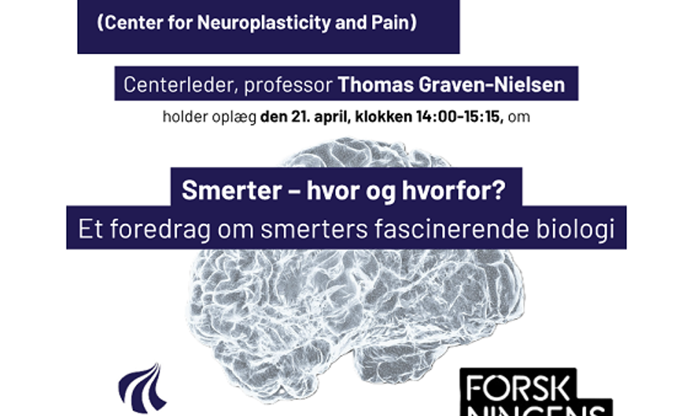 Forskningens Døgn: besøg Aalborg Universitet og hør foredraget "Smerter – hvor og hvorfor?"