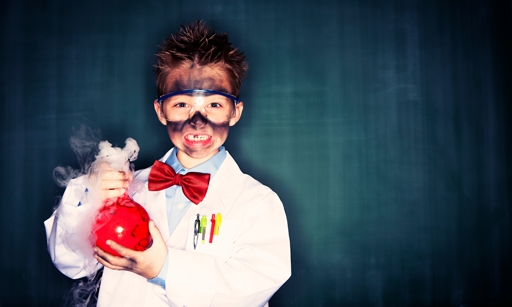 Folkeuniversitetet for børn: Kemiske eksperimenter